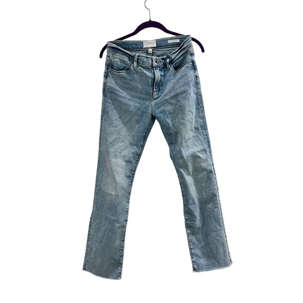 Frame Le High Straight Jeans Women's Size 25 Blue Medium Wash Denim